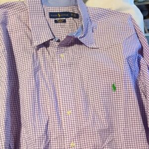 Ralph Lauren Lavender Gingham Men's Shirt